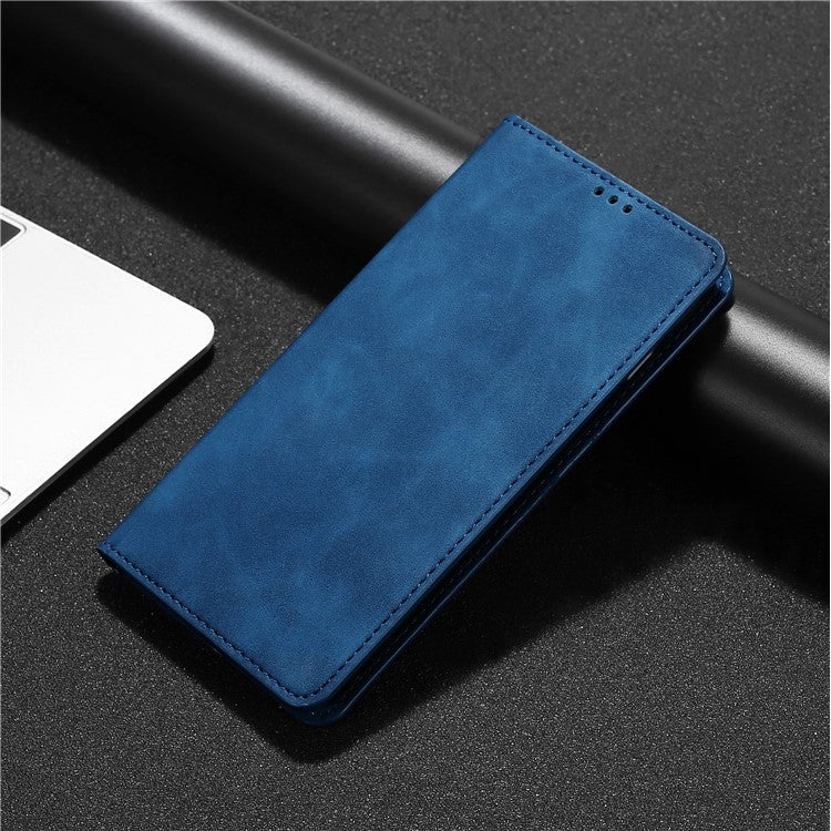 For Huawei Pura 70 Pro / Pro+ Skin Feel Magnetic Leather Phone Case(Blue) - Huawei Cases by PMC Jewellery | Online Shopping South Africa | PMC Jewellery | Buy Now Pay Later Mobicred