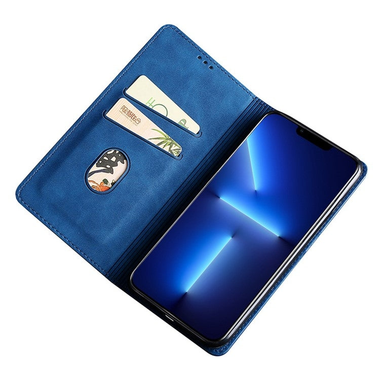 For Huawei Pura 70 Pro / Pro+ Skin Feel Magnetic Leather Phone Case(Blue) - Huawei Cases by PMC Jewellery | Online Shopping South Africa | PMC Jewellery | Buy Now Pay Later Mobicred