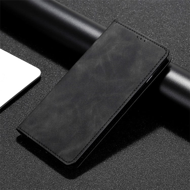 For Huawei Pura 70 Pro / Pro+ Skin Feel Magnetic Leather Phone Case(Black) - Huawei Cases by PMC Jewellery | Online Shopping South Africa | PMC Jewellery | Buy Now Pay Later Mobicred
