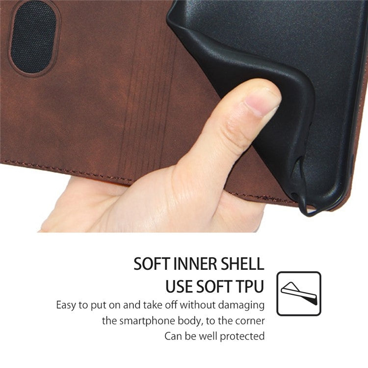 For Huawei Pura 70 Ultra Skin Feel Magnetic Leather Phone Case(Dark Brown) - Huawei Cases by PMC Jewellery | Online Shopping South Africa | PMC Jewellery | Buy Now Pay Later Mobicred