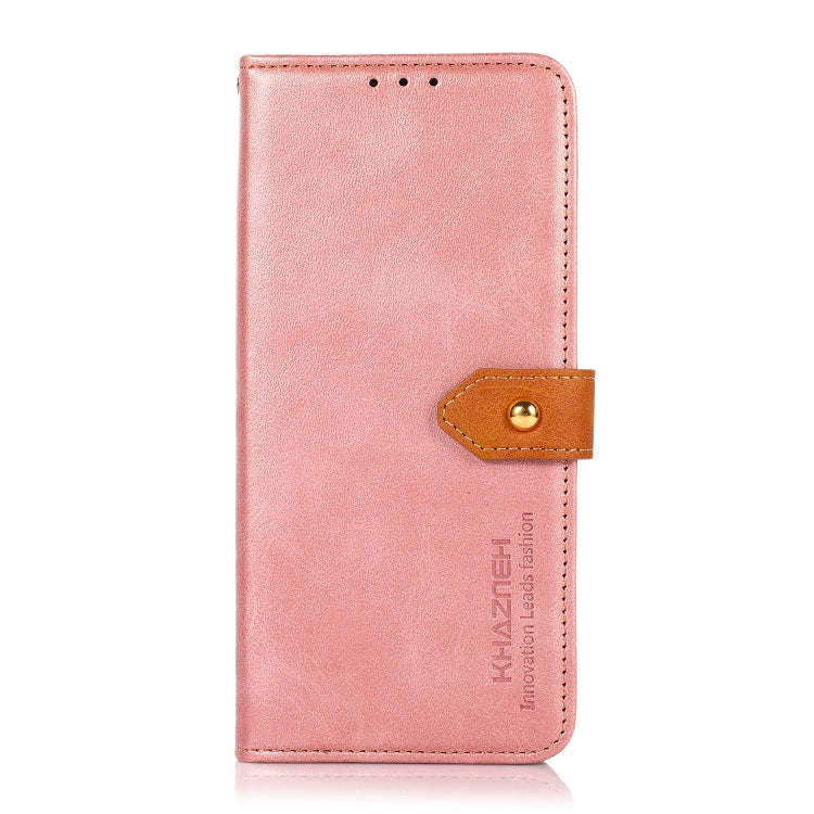 For Xiaomi 14 Ultra KHAZNEH Cowhide Texture Flip Leather Phone Case(Rose Gold) - 14 Ultra Cases by PMC TechLife | Online Shopping South Africa | PMC TechLife | Buy Now Pay Later Mobicred