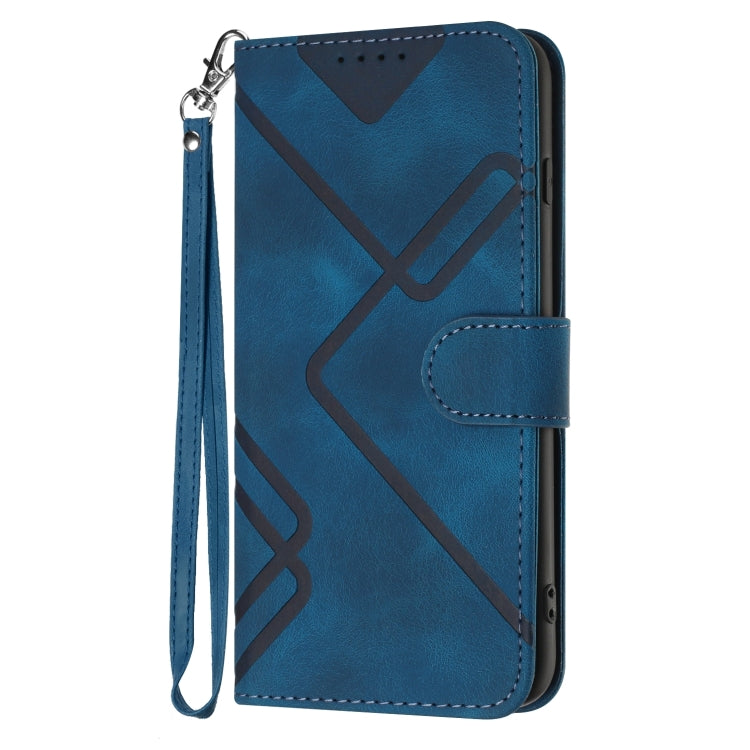For Google Pixel 9 Line Pattern Skin Feel Leather Phone Case(Royal Blue) - free shipping - PMC TechLife - Order now!
