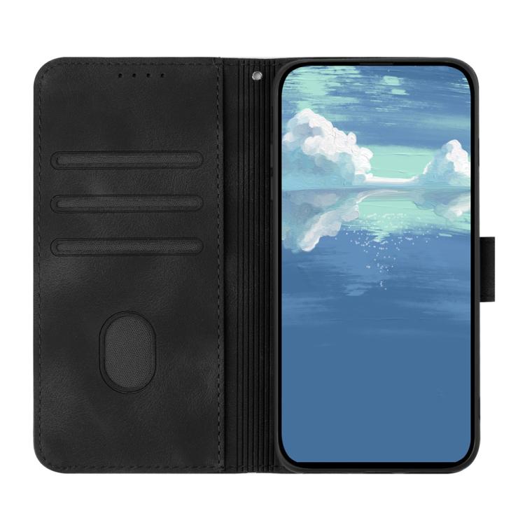 For iPhone 17 Pro Line Pattern Skin Feel Leather Phone Case(Black) - free shipping - PMc TechLife - Order now!