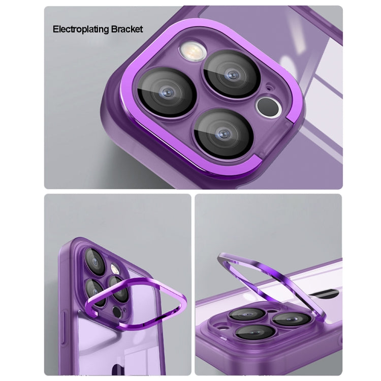 For iPhone 15 Pro Max Invisible Lens Bracket Matte Transparent MagSafe Phone Case(Pink) - free shipping - PMC TechLife - Order now!
