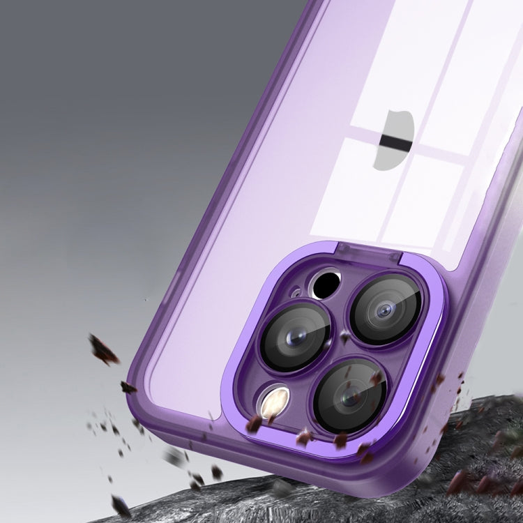 For iPhone 15 Pro Max Invisible Lens Bracket Matte Transparent MagSafe Phone Case(Pink) - free shipping - PMC TechLife - Order now!