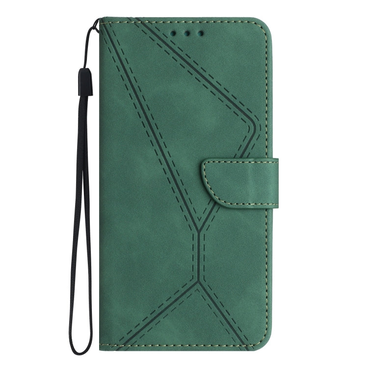 For Motorola Moto E22 / E22i 4G Stitching Embossed Leather Phone Case(Green) - free shipping - PMC TechLife - Order now!