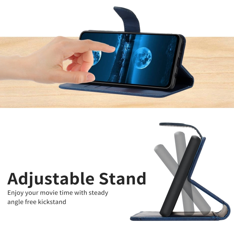 For Motorola Edge 40 Pro 5G Stitching Embossed Leather Phone Case(Blue) - free shipping - PMC TechLife - Order now!