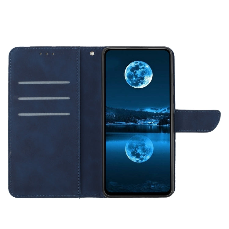 For Motorola Moto G Stylus 4G 2022 Stitching Embossed Leather Phone Case(Blue) - free shipping - PMC TechLife - Order now!