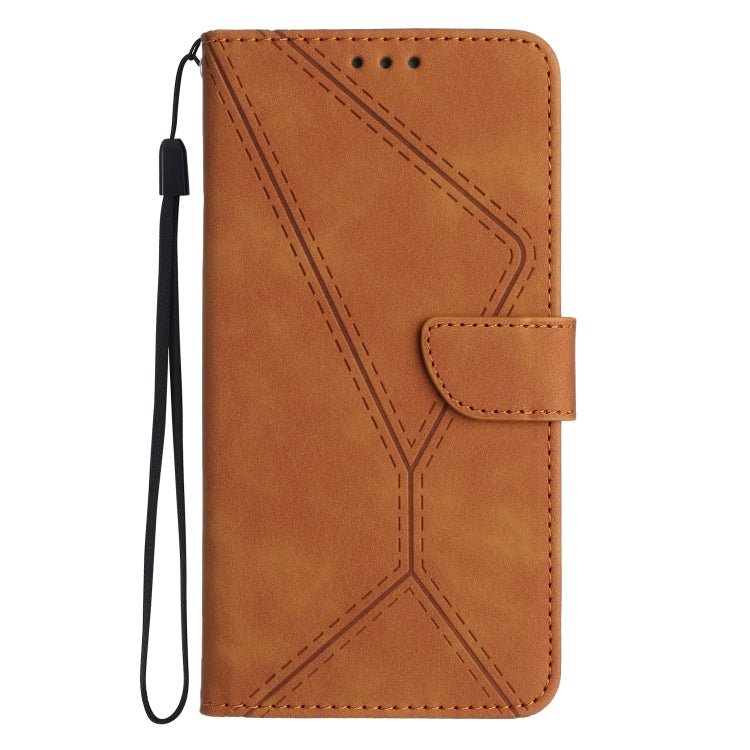 For Motorola Moto G14 Stitching Embossed Leather Phone Case(Brown) - free shipping - PMC TechLife - Order now!