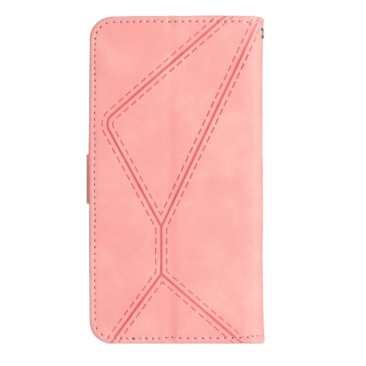 For Motorola Moto G54 Stitching Embossed Leather Phone Case(Pink) - free shipping - PMC TechLife - Order now!