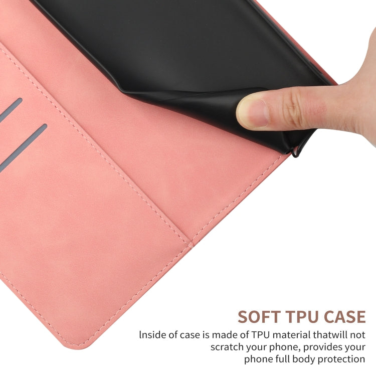 For Motorola Moto G54 Stitching Embossed Leather Phone Case(Pink) - free shipping - PMC TechLife - Order now!