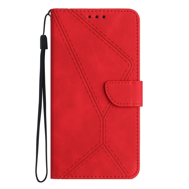 For Motorola Moto G84 Stitching Embossed Leather Phone Case(Red) - free shipping - PMC TechLife - Order now!