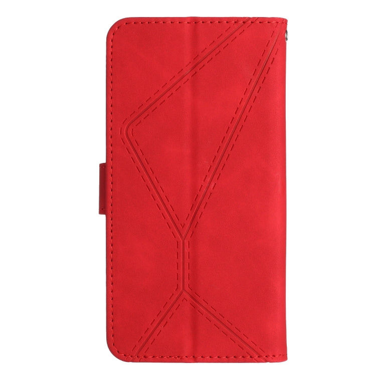 For Motorola Moto G84 Stitching Embossed Leather Phone Case(Red) - free shipping - PMC TechLife - Order now!