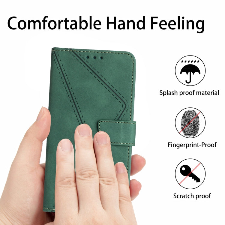 For Motorola Edge 50 Neo Stitching Embossed Leather Phone Case(Green) - free shipping - PMC TechLife - Order now!