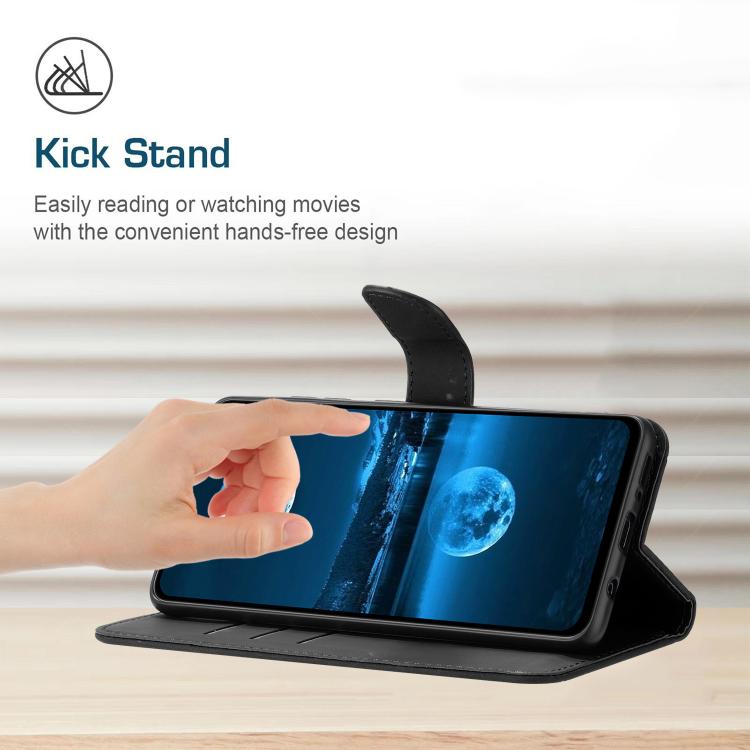 For Motorola Moto G Stylus 5G 2025 Stitching Embossed Leather Phone Case(Black) - free shipping - PMC TechLife - Order now!