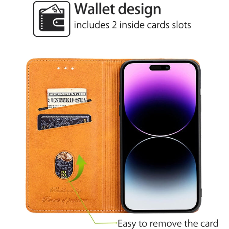 For Huawei Pura 70 5G Cow Texture Magnetic Leather Phone Case(Light Brown) - free shipping - PMC Jewellery - Order now!