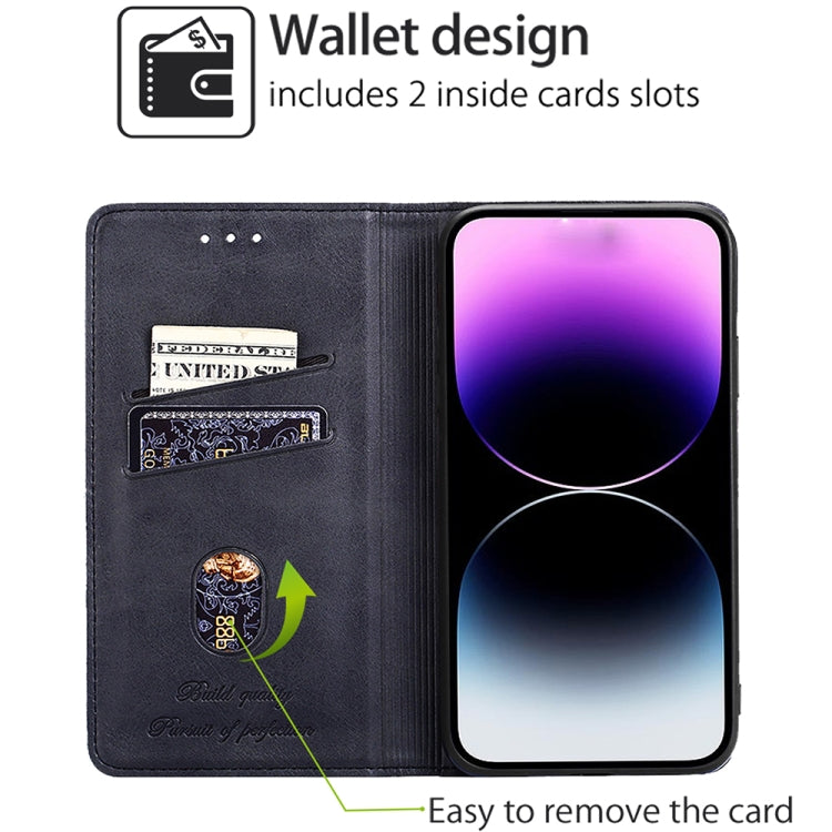 For Huawei Pura 70 Pro / 70 Pro+ 5G Cow Texture Magnetic Leather Phone Case(Black) - free shipping - PMC Jewellery - Order now!