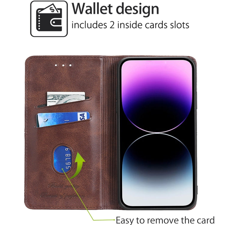 For Huawei Pura 70 Ultra 5G Cow Texture Magnetic Leather Phone Case(Dark Brown) - Huawei Cases by PMC Jewellery | Online Shopping South Africa | PMC Jewellery | Buy Now Pay Later Mobicred