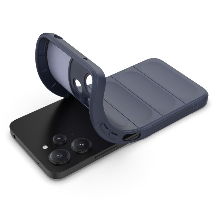 For Xiaomi Redmi 12 5G Magic Shield TPU + Flannel Phone Case(Purple) - Xiaomi Cases by PMC TechLife | Online Shopping South Africa | PMC TechLife | Buy Now Pay Later Mobicred