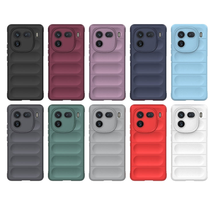 For vivo iQOO 12 5G Magic Shield TPU + Flannel Phone Case(White) - iQOO 12 Cases by PMC TechLife | Online Shopping South Africa | PMC TechLife