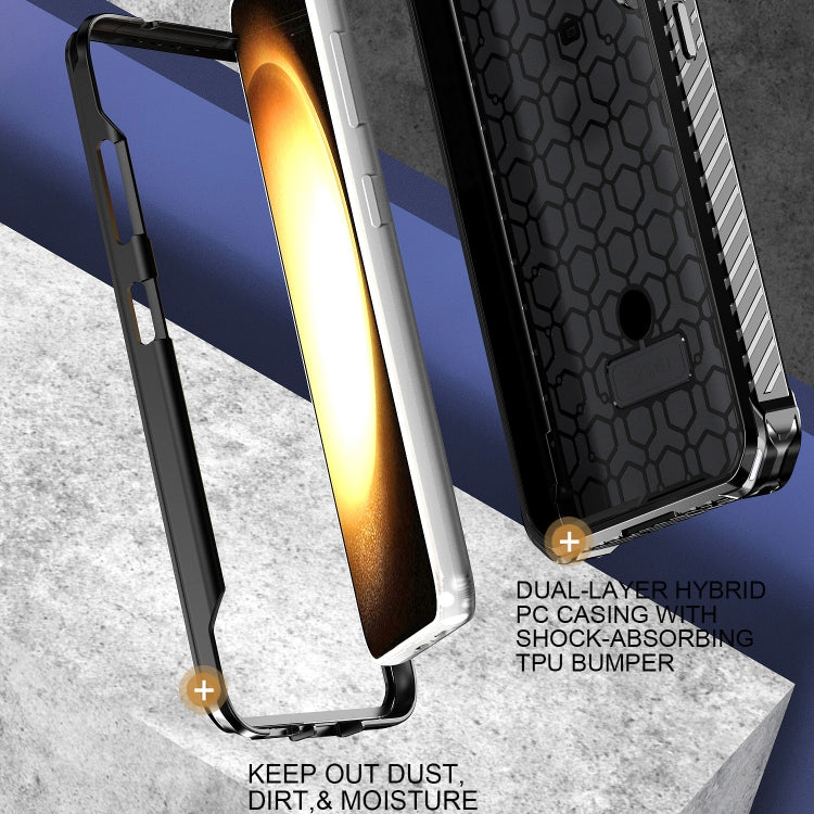 For Samsung Galaxy S24+ 5G Armor Series Holder Phone Case(Red) - Galaxy S24+ 5G Cases by PMC TechLife | Online Shopping South Africa | PMC TechLife