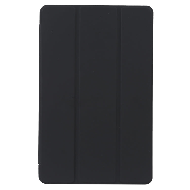 For Xiaomi Redmi Pad SE 2023 Three-fold Holder Flip Tablet Leather Case(Black) - More Tablet Cases by PMC TechLife | Online Shopping South Africa | PMC TechLife | Buy Now Pay Later Mobicred