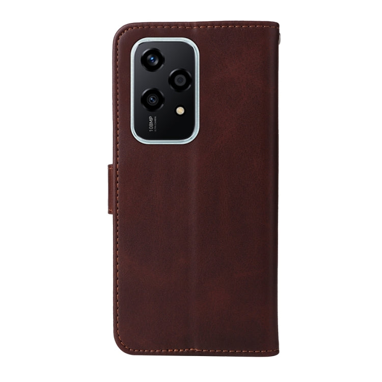 For Honor 200 Lite Global Classic Calf Texture Flip Leather Phone Case(Brown) - Honor Cases by PMC TechLife | Online Shopping South Africa | PMC TechLife | Buy Now Pay Later Mobicred