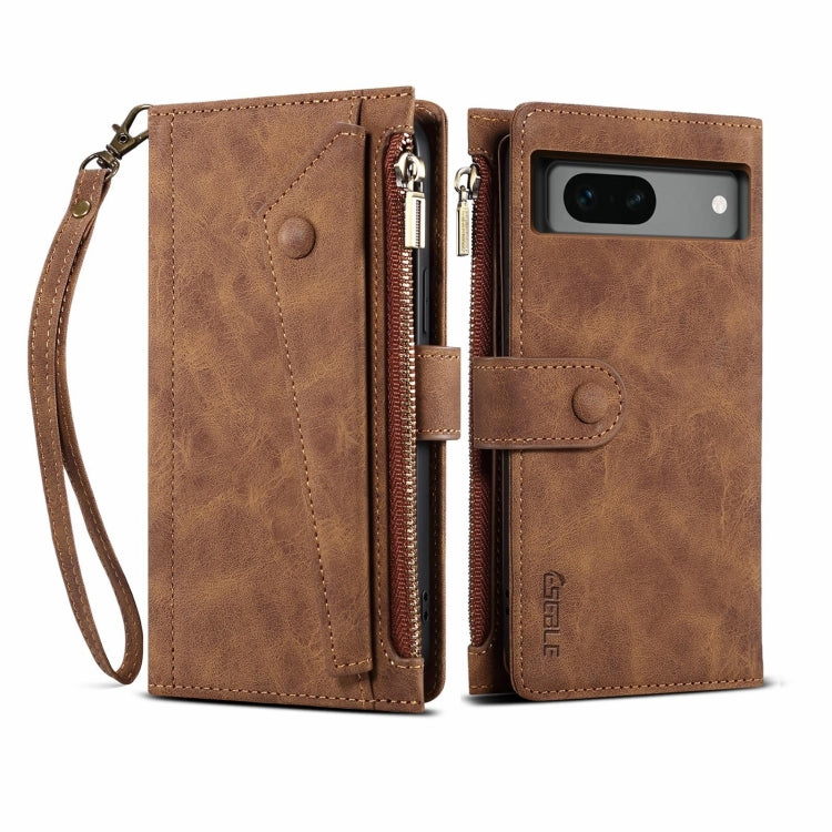 For Google Pixel 8A ESEBLE Retro Frosted RFID Flip Leather Phone Case(Brown) - Google Cases by ESEBLE | Online Shopping South Africa | PMC TechLife | Buy Now Pay Later Mobicred