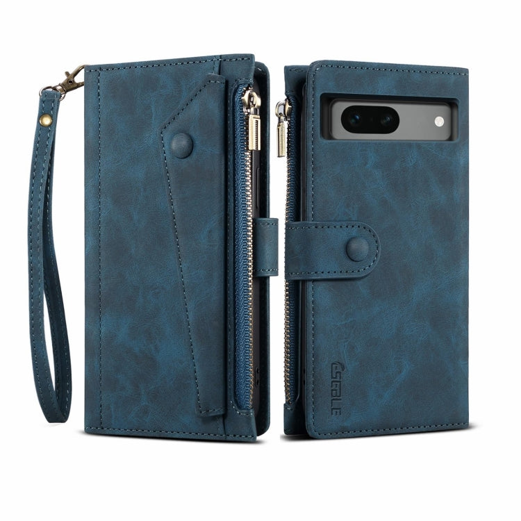 For Google Pixel 8A ESEBLE Retro Frosted RFID Flip Leather Phone Case(Dark Green) - Google Cases by ESEBLE | Online Shopping South Africa | PMC TechLife | Buy Now Pay Later Mobicred