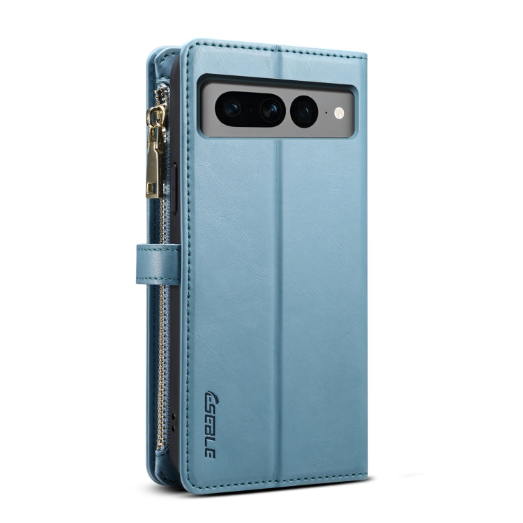 For Google Pixel 8 ESEBLE Star Series Lanyard Zipper Wallet RFID Leather Case(Blue) - Google Cases by ESEBLE | Online Shopping South Africa | PMC TechLife | Buy Now Pay Later Mobicred