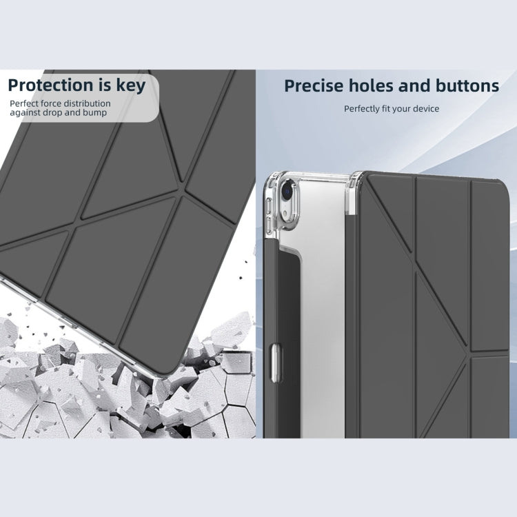 For iPad Pro 13 2024 Mutural Deformation Stand Smart Leather Tablet Case(Grey) - free shipping - PMC TechLife - Order now!