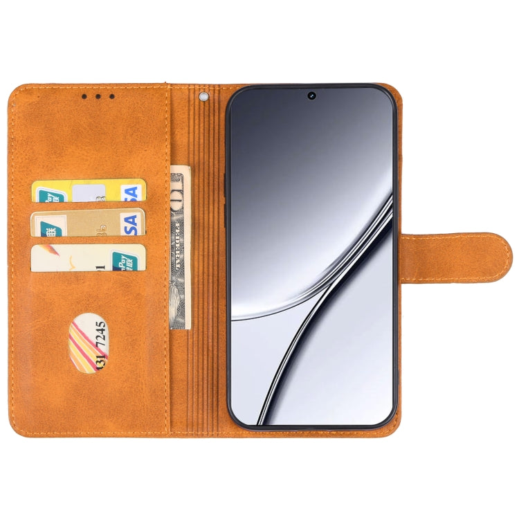 For Realme GT5 Pro Leather Phone Case(Brown) - GT5 Pro Cases by PMC TechLife | Online Shopping South Africa | PMC TechLife | Buy Now Pay Later Mobicred