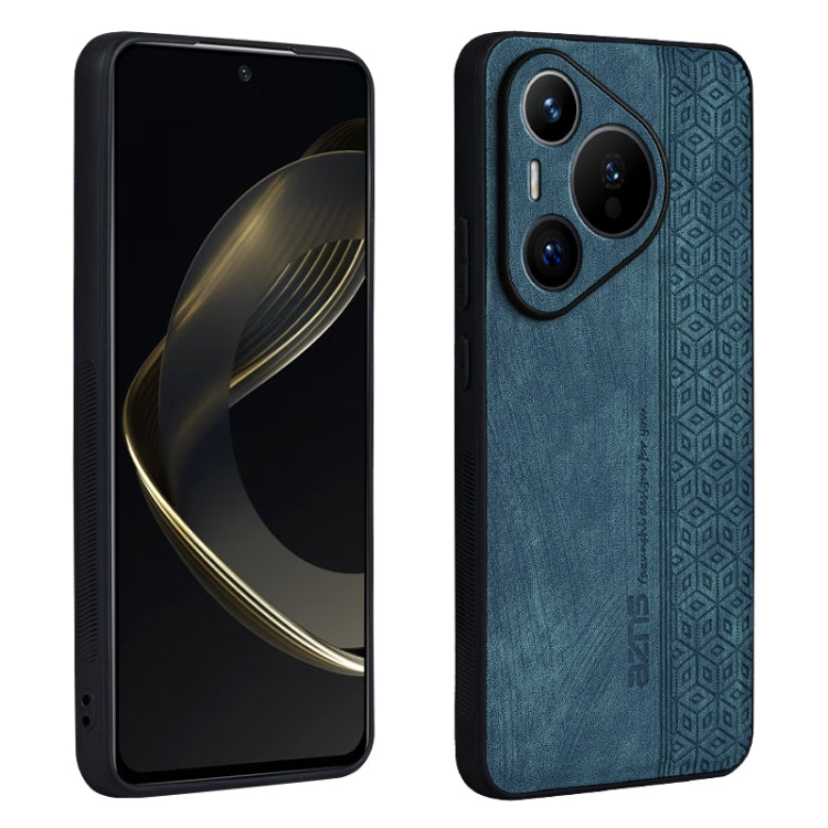 For Huawei Pura 70 Pro AZNS 3D Embossed Skin Feel Phone Case(Dark Green) - Huawei Cases by AZNS | Online Shopping South Africa | PMC Jewellery | Buy Now Pay Later Mobicred