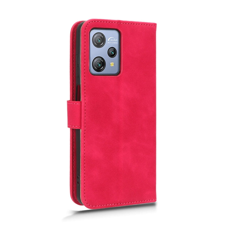 For Blackview A53 Pro Skin Feel Magnetic Flip Leather Phone Case(Rose Red) - More Brand by PMC TechLife | Online Shopping South Africa | PMC TechLife | Buy Now Pay Later Mobicred