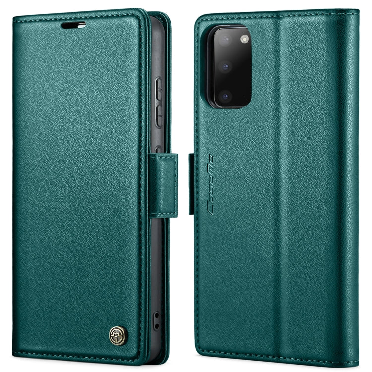 For Samsung Galaxy S20 CaseMe 023 Butterfly Buckle Litchi Texture RFID Anti-theft Leather Phone Case(Pearly Blue) - free shipping - PMC TechLife - Order now!