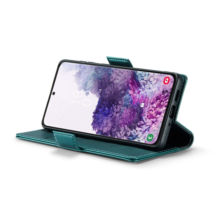 For Samsung Galaxy S20 CaseMe 023 Butterfly Buckle Litchi Texture RFID Anti-theft Leather Phone Case(Pearly Blue) - free shipping - PMC TechLife - Order now!