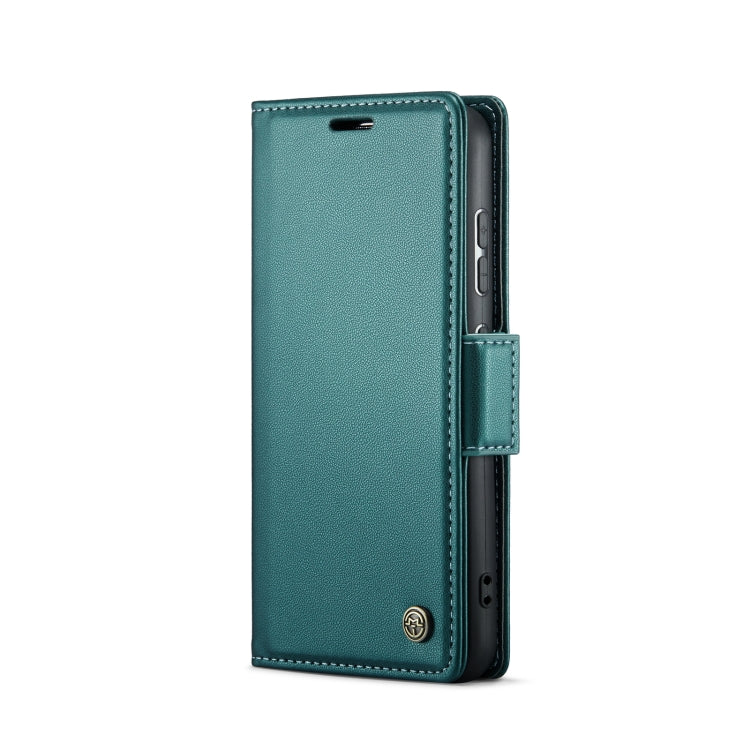 For Samsung Galaxy S23 5G CaseMe 023 Butterfly Buckle Litchi Texture RFID Anti-theft Leather Phone Case(Pearly Blue) - free shipping - PMC TechLife - Order now!