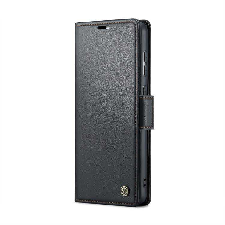 For Samsung Galaxy S20 FE CaseMe 023 Butterfly Buckle Litchi Texture RFID Anti-theft Leather Phone Case(Black) - free shipping - PMC TechLife - Order now!