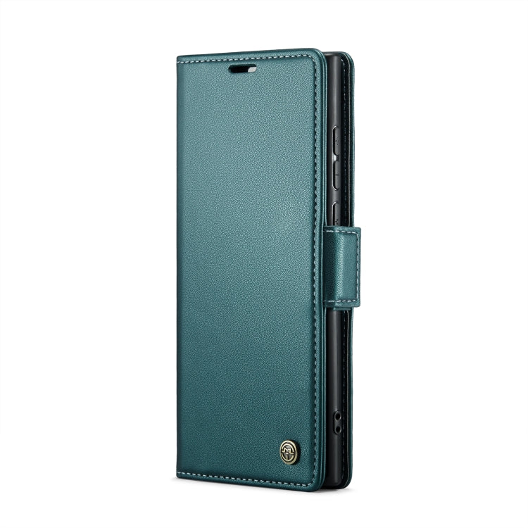 For Samsung Galaxy S24 Ultra CaseMe 023 Butterfly Buckle Litchi Texture RFID Anti-theft Leather Phone Case(Pearly Blue) - free shipping - PMC TechLife - Order now!