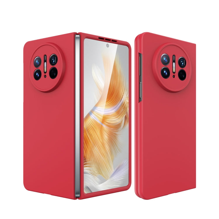 For Huawei Mate X3 Oil-sprayed Integrated Phone Case(Red) - Huawei Cases by PMC TechLife | Online Shopping South Africa | PMC TechLife | Buy Now Pay Later Mobicred