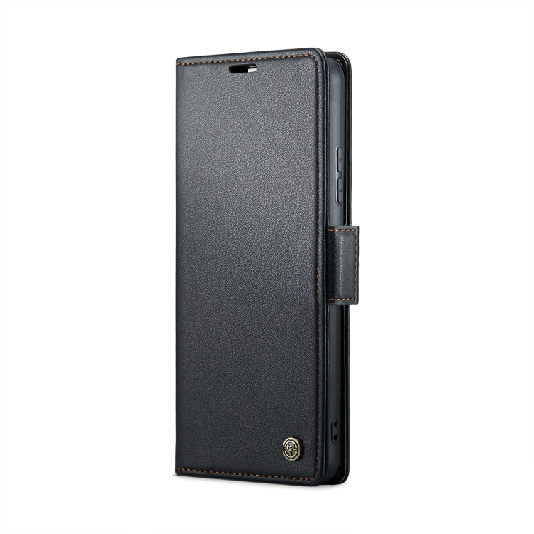 For Xiaomi 14 CaseMe 023 Butterfly Buckle Litchi Texture RFID Anti-theft Leather Phone Case(Black) - free shipping - PMC Jewellery - Order now!