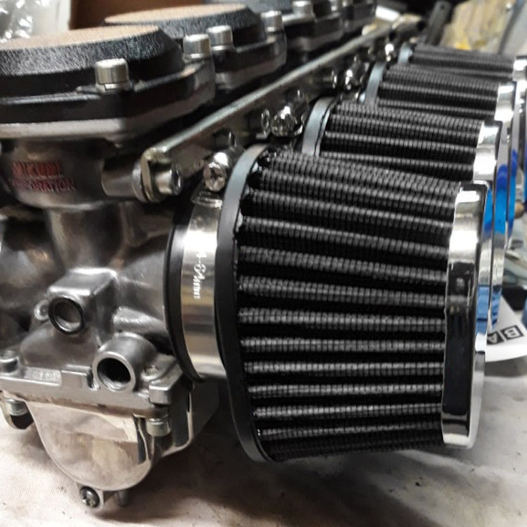 55mm XH-UN073 Mushroom Head Style Car Modified Air Filter Motorcycle Exhaust Filter(Red) - Air Intake System by PMC TechLife | Online Shopping South Africa | PMC TechLife | Buy Now Pay Later Mobicred