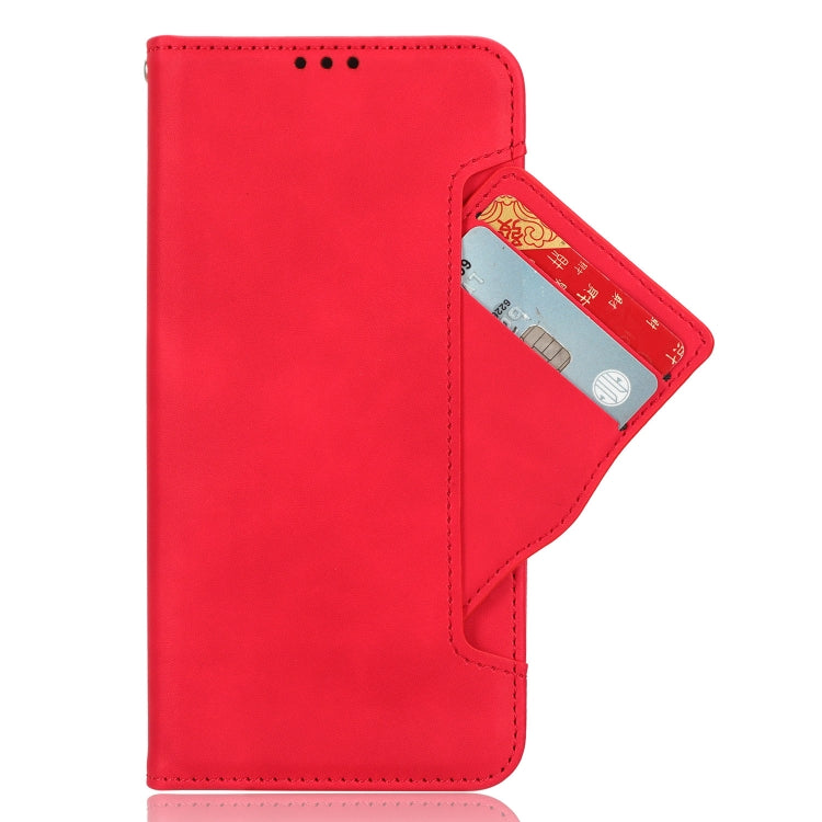 For Sony Xperia 10 VI 2024 Skin Feel Calf Texture Card Slots Leather Phone Case(Red) - Sony Cases by PMC Jewellery | Online Shopping South Africa | PMC Jewellery | Buy Now Pay Later Mobicred