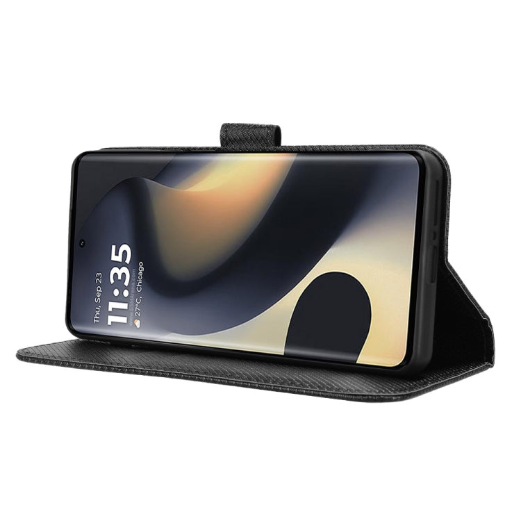 For Motorola Edge 2024 5G Diamond Texture Leather Phone Case(Black) - free shipping - PMC Jewellery - Order now!