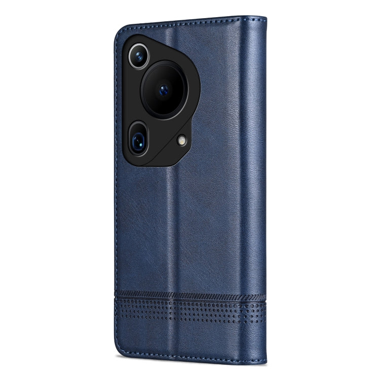 For Huawei Pura 70 Ultra AZNS Magnetic Calf Texture Flip Leather Phone Case(Dark Blue) - Huawei Cases by AZNS | Online Shopping South Africa | PMC TechLife | Buy Now Pay Later Mobicred