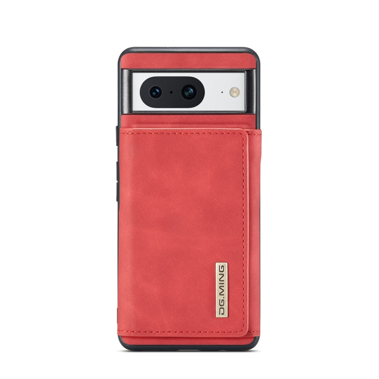 For Google Pixel 8 DG.MING M1 Series 3-Fold Multi Card Wallet + Magnetic Phone Case(Red) - Google Cases by DG.MING | Online Shopping South Africa | PMC TechLife | Buy Now Pay Later Mobicred