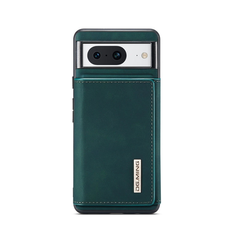 For Google Pixel 8 DG.MING M1 Series 3-Fold Multi Card Wallet + Magnetic Phone Case(Green) - Google Cases by DG.MING | Online Shopping South Africa | PMC TechLife | Buy Now Pay Later Mobicred