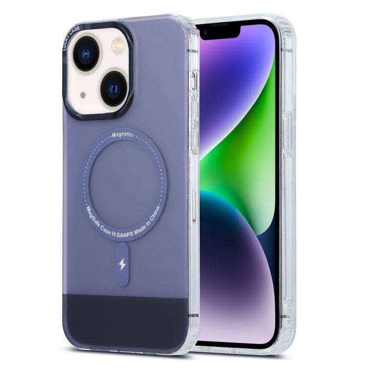 For iPhone 15 PC + TPU IMD MagSafe Magnetic Phone Case(Black) - iPhone 15 Cases by PMC TechLife | Online Shopping South Africa | PMC TechLife