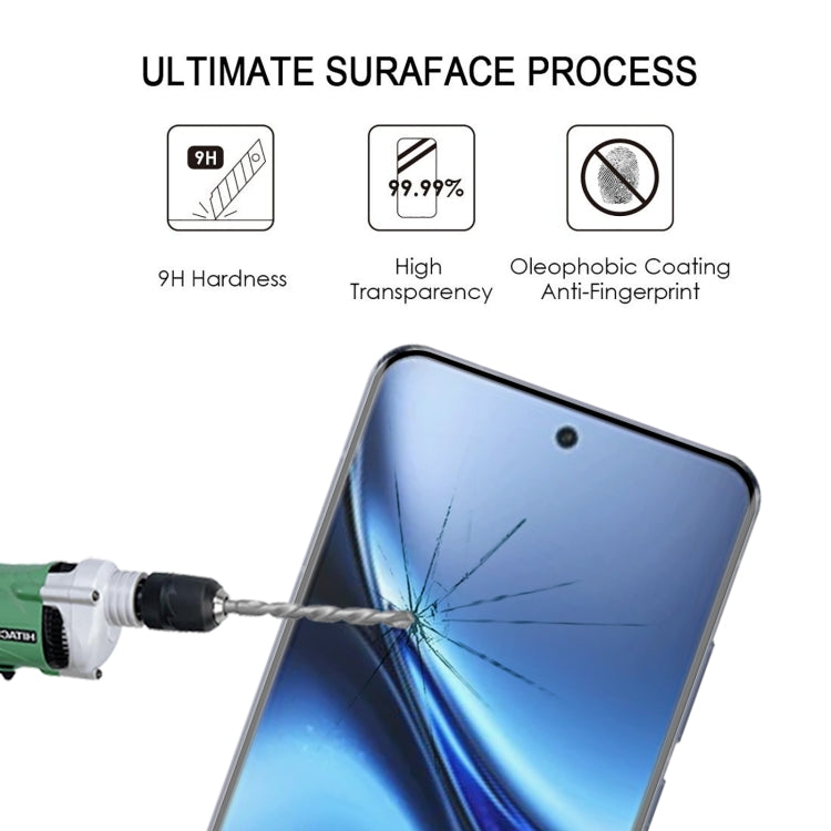 For vivo X200 Pro 25pcs 3D Curved Edge Full Screen Tempered Glass Film(Black) - free shipping - PMC Jewellery - Order now!