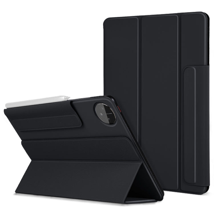 For Huawei Matepad Pro 11 3-fold Double-sided Clip Buckle Magnetic Smart Tablet Case(Black) - Huawei by PMC TechLife | Online Shopping South Africa | PMC TechLife | Buy Now Pay Later Mobicred